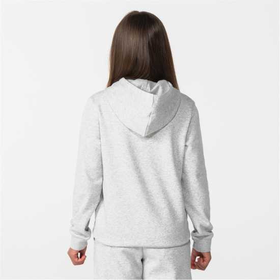 Puma Logo Hoodie Junior Boys Grey Graphic Детски суитчъри и блузи с качулки