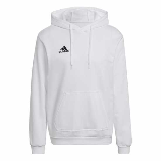 Adidas Entrada 22 Sweat Hoodie Mens Бяло/Черно Мъжки суитчъри и блузи с качулки