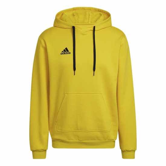 Adidas Entrada 22 Sweat Hoodie Mens Жълто/Черно Мъжки суитчъри и блузи с качулки