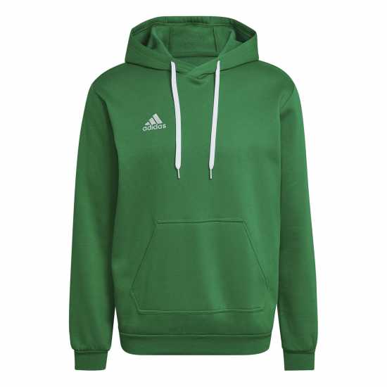 Adidas Entrada 22 Sweat Hoodie Mens Зелено/Бяло Мъжки суитчъри и блузи с качулки