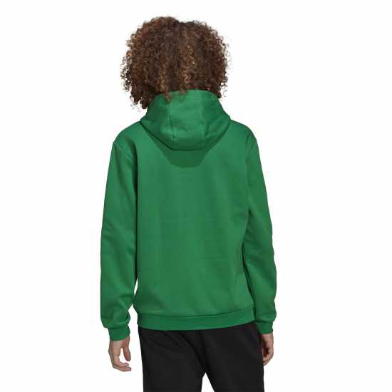 Adidas Entrada 22 Sweat Hoodie Mens Зелено/Бяло Мъжки суитчъри и блузи с качулки