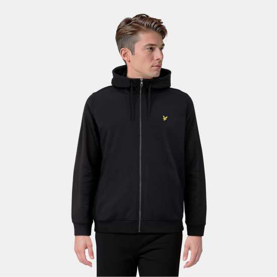 Lyle And Scott Men's Hybrid Full-Zip Hoodie Lyle And Scott Men's Hybrid Full-Zip Hoodie