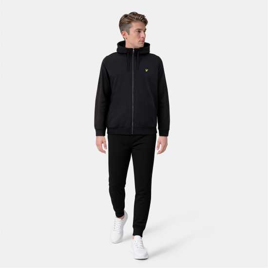 Lyle And Scott Men's Hybrid Full-Zip Hoodie Lyle And Scott Men's Hybrid Full-Zip Hoodie