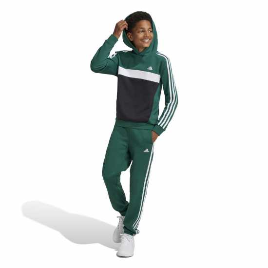 Adidas Tiberio 3-Stripes Colourblock Hoodie Juniors  