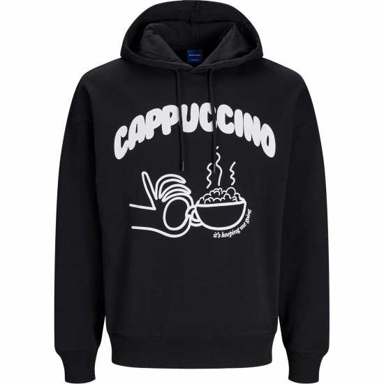 Мъжки суитчъри и блузи с качулки Jack And Jones Graphic Cappuccino Print Hoodie Mens Jack And Jones Graphic Cappuccino Print Hoodie Mens Мъжки суитчъри и блузи с качулки