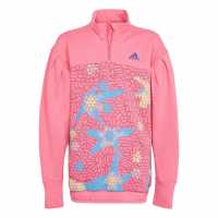 Adidas Pwr Hz Jn99 Pink Детски суитчъри и блузи с качулки
