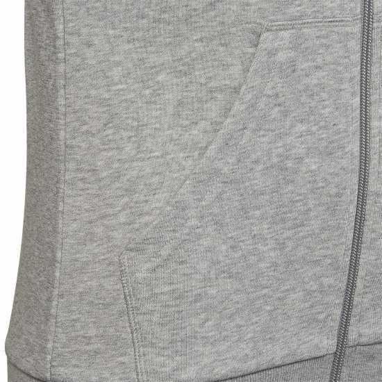 Adidas Linear Full Zip Hoodie Juniors Grey Детски суитчъри и блузи с качулки