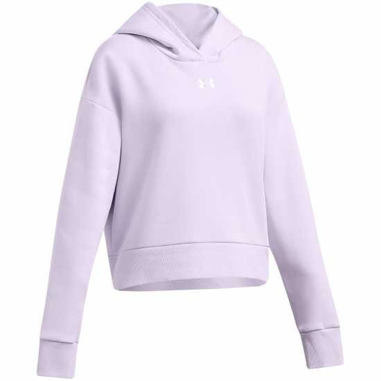 Детски суитчъри и блузи с качулки Under Armour Rival Fleece Crop Hoodie Girls Purple Under Armour Rival Fleece Crop Hoodie Girls Purple Детски суитчъри и блузи с качулки