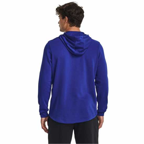 Under Armour Rival Terry Graphic Hoodie Royal/White Мъжки суитчъри и блузи с качулки
