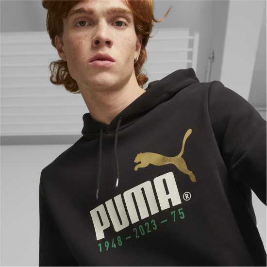 Puma Log Clbrtn Hdy Sn41 Black Мъжки суитчъри и блузи с качулки