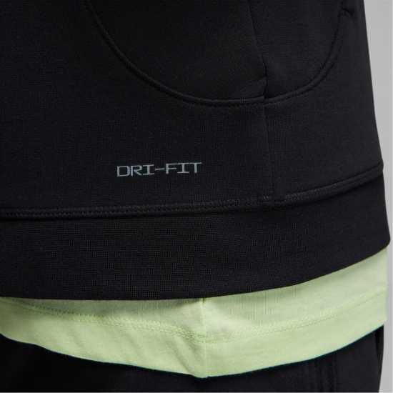 Air Jordan Dri-FIT Sport Men's Air Fleece Full-Zip Hoodie Black/Black Мъжки суитчъри и блузи с качулки