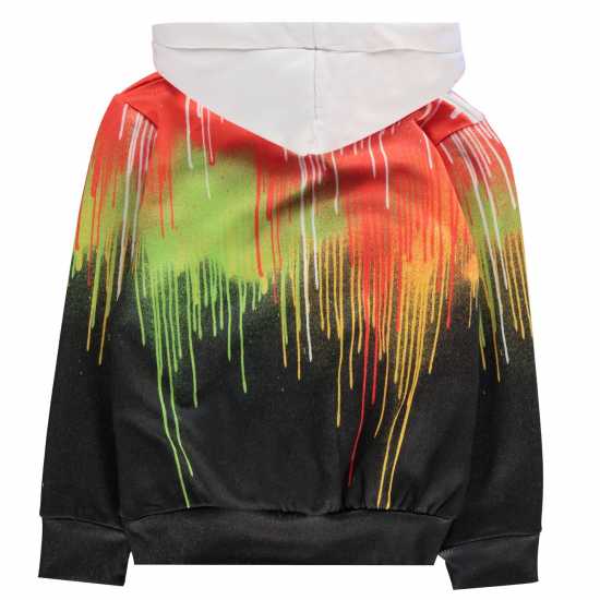 Rainbow Drips Kids Pullover Hoodie  