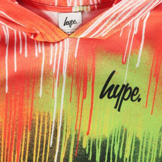 Rainbow Drips Kids Pullover Hoodie  