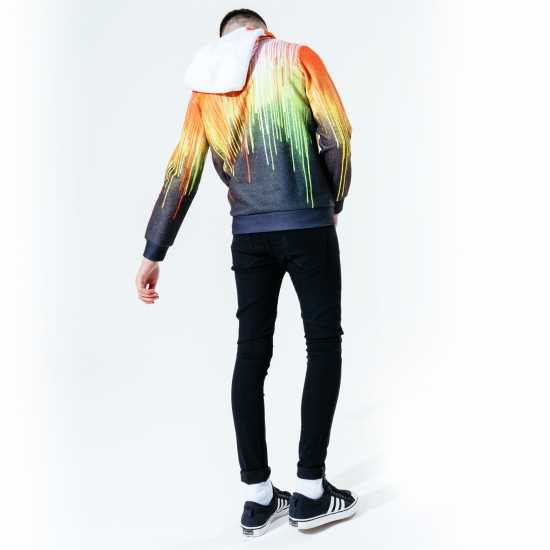 Rainbow Drips Kids Pullover Hoodie  
