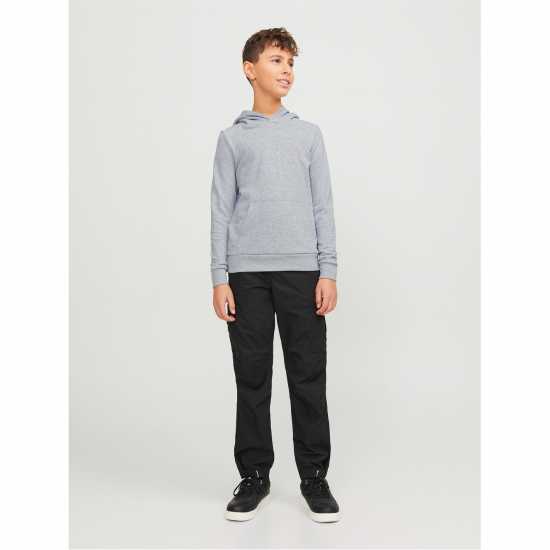 Jack And Jones Kids' Bradley Hoodie Светло сива меланж Jack And Jones Kids' Bradley Hoodie Светло сива меланж