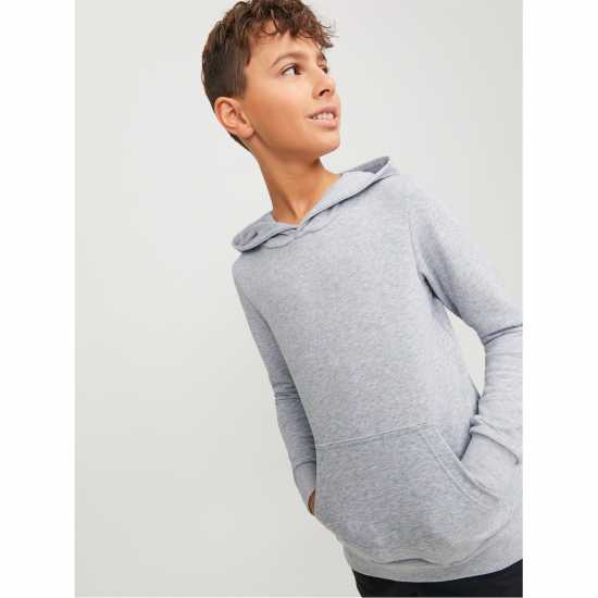 Jack And Jones Kids' Bradley Hoodie Светло сива меланж Jack And Jones Kids' Bradley Hoodie Светло сива меланж
