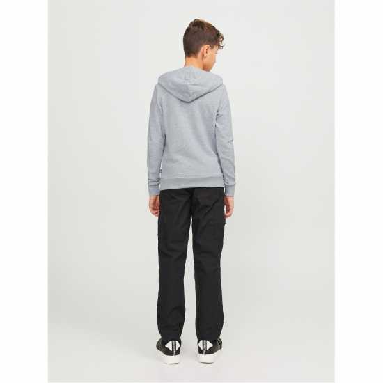 Jack And Jones Kids' Bradley Hoodie Светло сива меланж Jack And Jones Kids' Bradley Hoodie Светло сива меланж