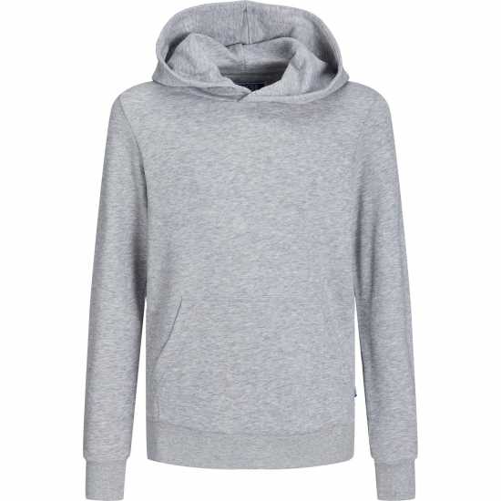 Jack And Jones Kids' Bradley Hoodie Светло сива меланж Jack And Jones Kids' Bradley Hoodie Светло сива меланж