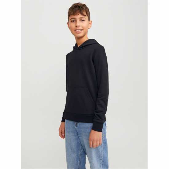 Jack And Jones Bradley Hoodie Juniors Черно Детски суитчъри и блузи с качулки