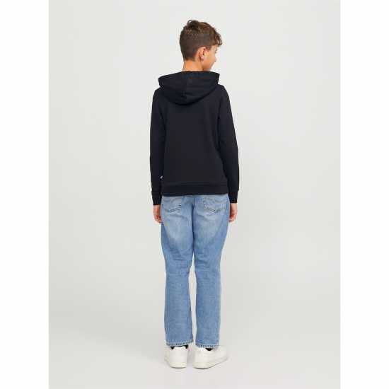 Jack And Jones Bradley Hoodie Juniors Черно Детски суитчъри и блузи с качулки