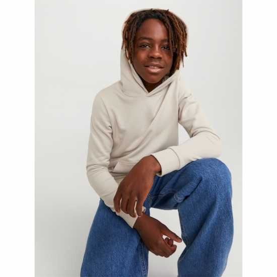 Детски суитчъри и блузи с качулки Jack And Jones Bradley Hoodie Juniors Лунна лъчина Jack And Jones Bradley Hoodie Juniors Лунна лъчина Детски суитчъри и блузи с качулки