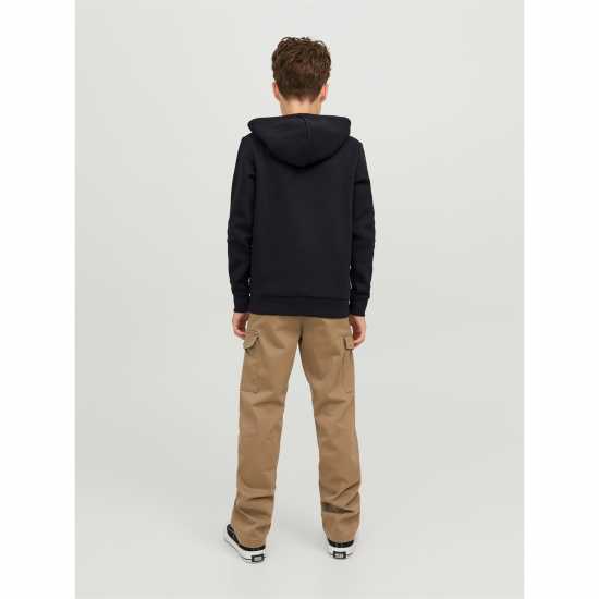 Детски суитчъри и блузи с качулки Jack And Jones Play Logo Hoodie Juniors Черно Jack And Jones Play Logo Hoodie Juniors Черно Детски суитчъри и блузи с качулки