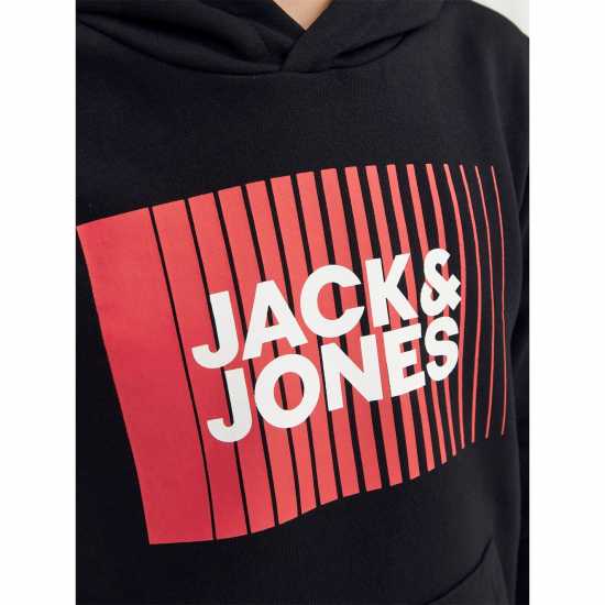 Детски суитчъри и блузи с качулки Jack And Jones Play Logo Hoodie Juniors Черно Jack And Jones Play Logo Hoodie Juniors Черно Детски суитчъри и блузи с качулки