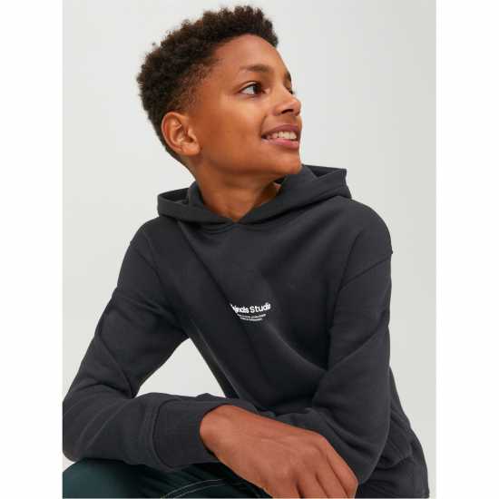 Jack And Jones Jorvester Hoodie Childrens Черно Детски суитчъри и блузи с качулки
