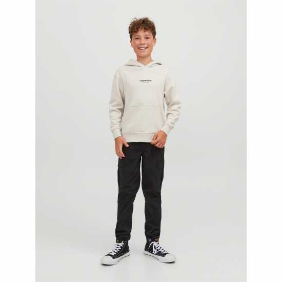 Jack And Jones Jorvester Hoodie Childrens Лунна лъчина Детски суитчъри и блузи с качулки