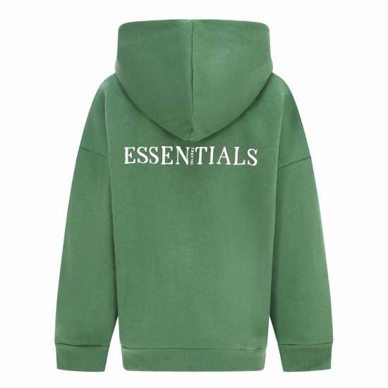 Blank Essentials Essentials Kids Core Puff Hoodie Горско зелено Детски суитчъри и блузи с качулки