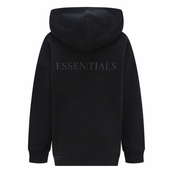 Blank Essentials Essentials Kids Core Hoodie Черно Детски суитчъри и блузи с качулки