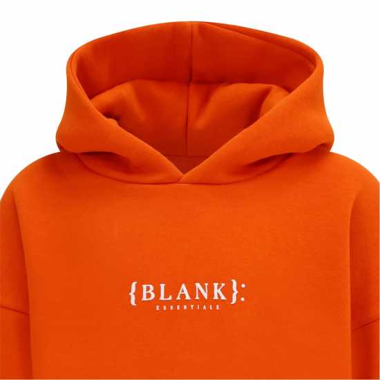 Blank Essentials Essentials Kids Core Hoodie Изгаряно оранжево Детски суитчъри и блузи с качулки