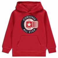 Sale Converse Graphic Oth Hoodie Junior Boys University Red Детски суитчъри и блузи с качулки