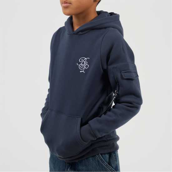 Brave Soul 3X Pce Hoody Jn99 Blue/White 