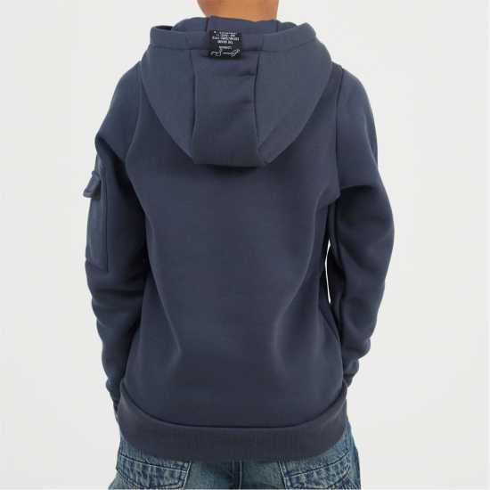 Brave Soul 3X Pce Hoody Jn99 Blue/White 