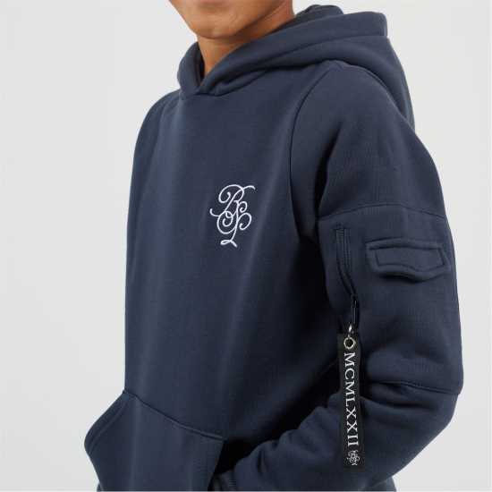 Brave Soul 3X Pce Hoody Jn99 Blue/White 