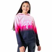 Hype Fade Kids Pullover Hoodie Pink/Black Детски суитчъри и блузи с качулки