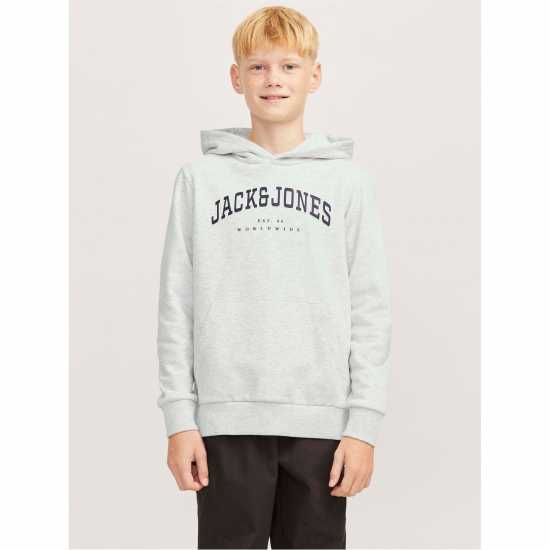 Jack And Jones Varsity Logo Hoodie Junior Boys Jack And Jones Varsity Logo Hoodie Junior Boys