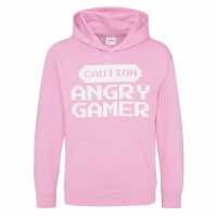 Awd Juniors Retro Gaming Printed Hoodie Angry Gamer 