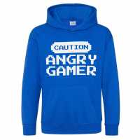 AWD Juniors Retro Gaming Printed Hoodie Angry Gamer 