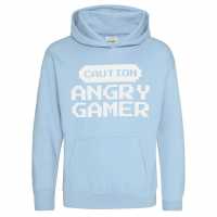 Awd Juniors Retro Gaming Printed Hoodie Angry Gamer 
