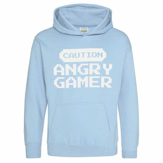 Awd Juniors Retro Gaming Printed Hoodie Angry Gamer 
