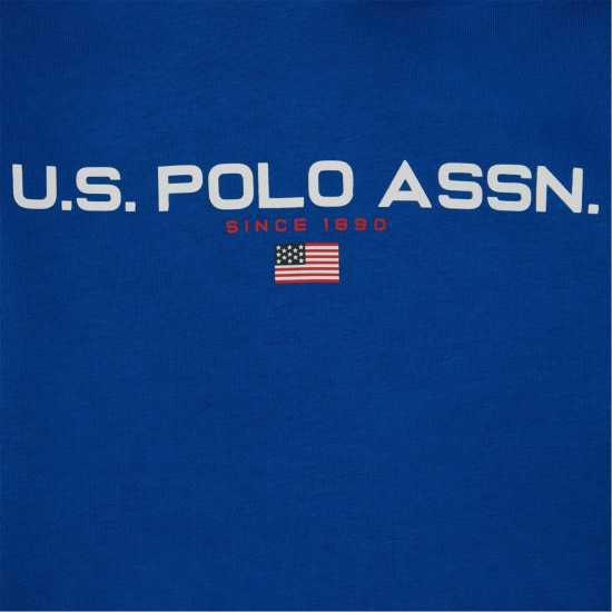 Us Polo Assn Sport Oth Hoodie Juniors Blue 012 Детски суитчъри и блузи с качулки
