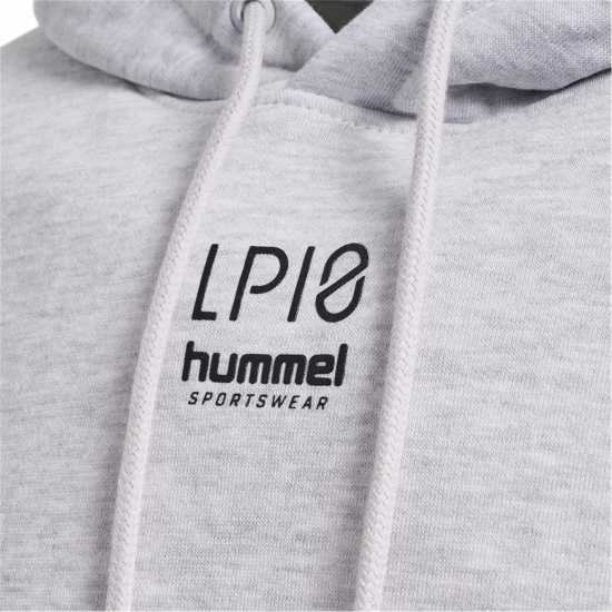 Hummel Lp Boxy Hoodie Mens Grey - Мъжки суитчъри и блузи с качулки