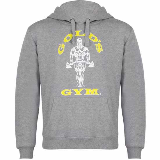 Golds Gym The Head Hoodie Сив марл Мъжки суитчъри и блузи с качулки