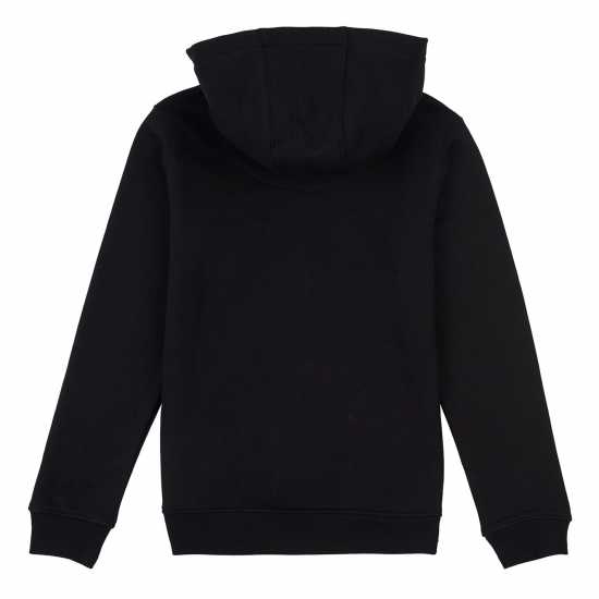 Lyle And Scott Logo Fleece Hoodie Juniors Черно 