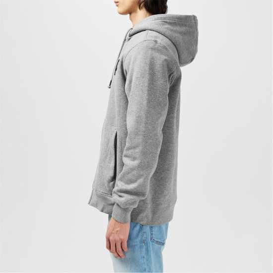 Firetrap Lined Hoodie Mens Сив марл Мъжки суитчъри и блузи с качулки