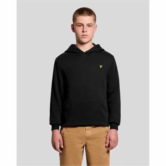 Lyle And Scott Kids' Overhead Hoodie Black 
