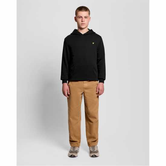 Lyle And Scott Kids' Overhead Hoodie Black 