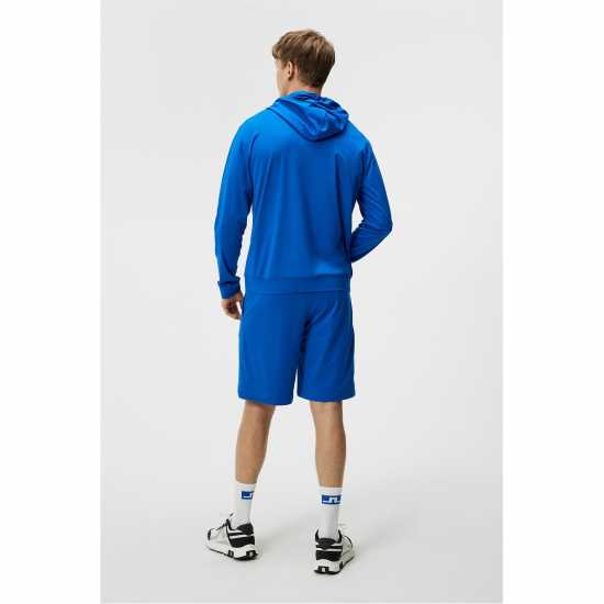 J Lindeberg Golf Roland Hood Sn99 Морско синьо Мъжки суитчъри и блузи с качулки
